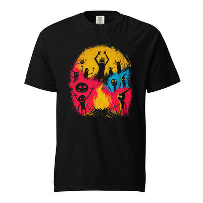 Halloween-Kollektion 2024 - No. 01 - Schweres textilgefärbtes Unisex-T-Shirt - in 3 Farben