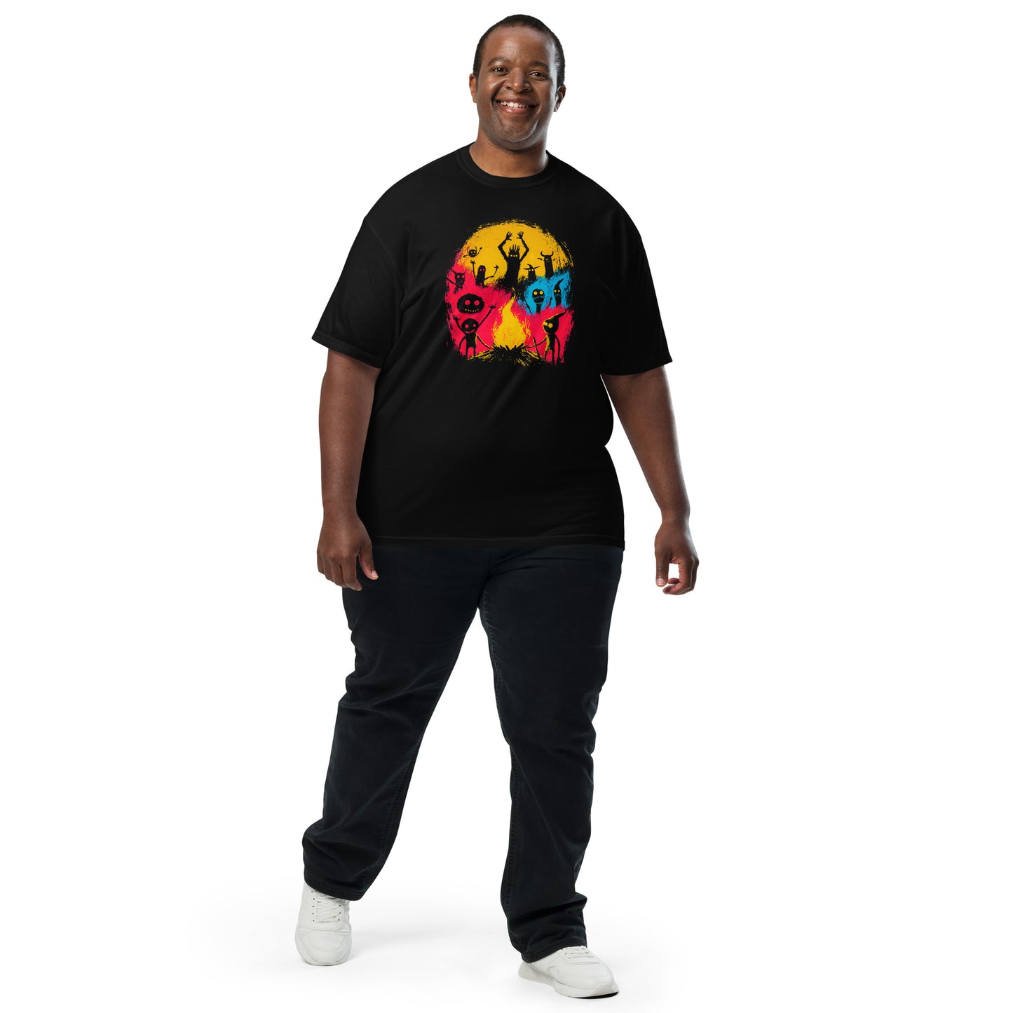 Halloween-Kollektion 2024 - No. 01 - Schweres textilgefärbtes Unisex-T-Shirt - in 3 Farben