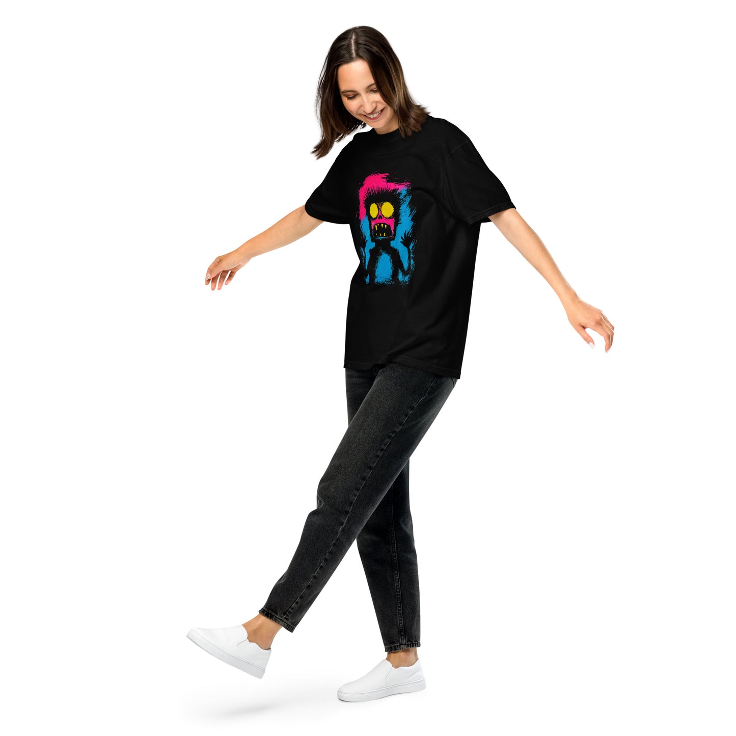 Halloween-Kollektion 2024 - No. 05 - Schweres textilgefärbtes Unisex-T-Shirt - in 3 Farben