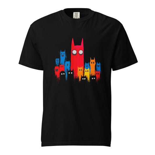 Halloween-Kollektion 2024 - No. 17 - Schweres textilgefärbtes Unisex-T-Shirt - in 3 Farben