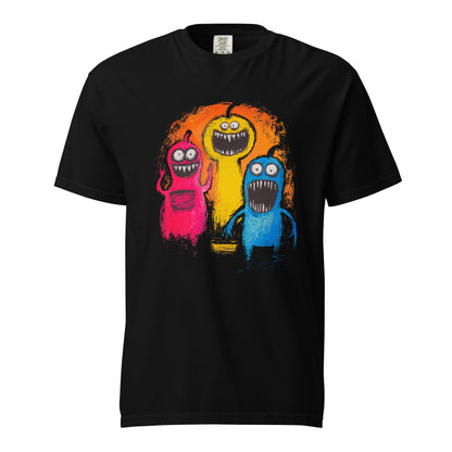 Halloween-Kollektion 2024 - No. 20 - Schweres textilgefärbtes Unisex-T-Shirt - in 3 Farben