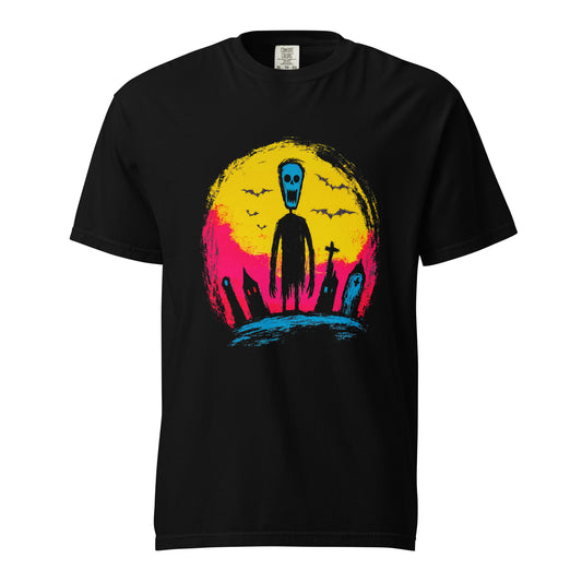 Halloween-Kollektion 2024 - No. 23 - Schweres textilgefärbtes Unisex-T-Shirt - in 3 Farben