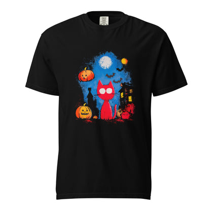 Halloween-Kollektion 2024 - No. 27 - Schweres textilgefärbtes Unisex-T-Shirt - in 3 Farben