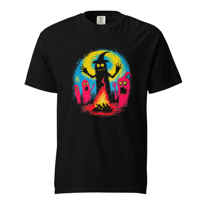 Halloween-Kollektion 2024 - No. 03 - Schweres textilgefärbtes Unisex-T-Shirt - in 3 Farben