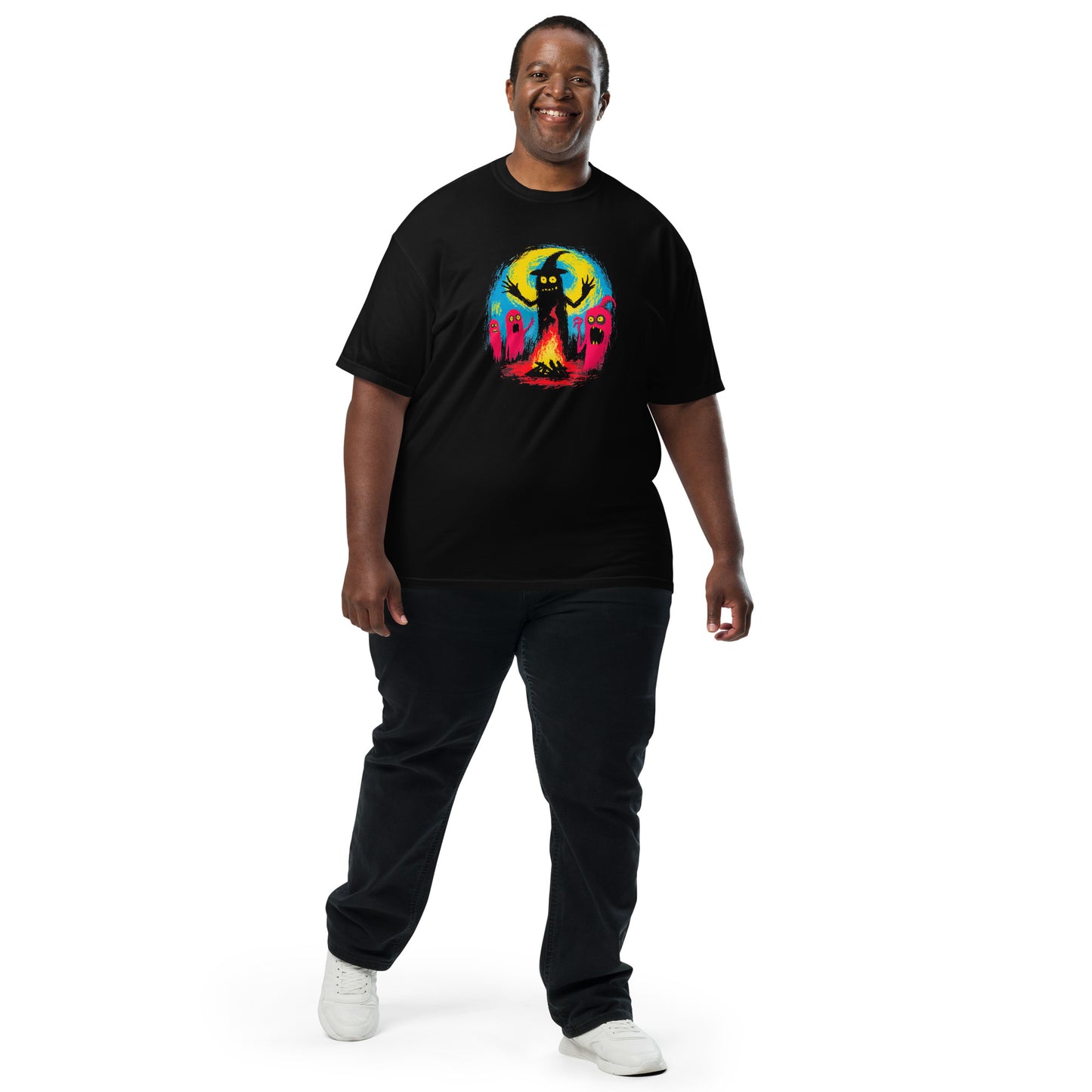 Halloween-Kollektion 2024 - No. 03 - Schweres textilgefärbtes Unisex-T-Shirt - in 3 Farben