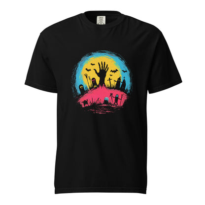 Halloween-Kollektion 2024 - No. 14 - Schweres textilgefärbtes Unisex-T-Shirt - in 3 Farben