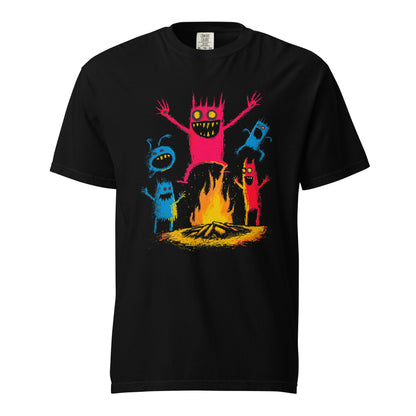 Halloween-Kollektion 2024 - No. 40 - Schweres textilgefärbtes Unisex-T-Shirt - in 3 Farben