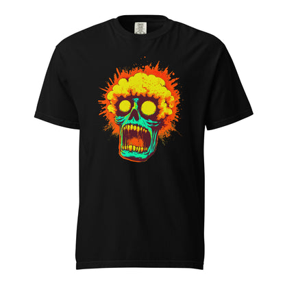 NEON Halloween-Kollektion 2024 - No. 01 - Schweres textilgefärbtes Unisex-T-Shirt - in 4 Farben