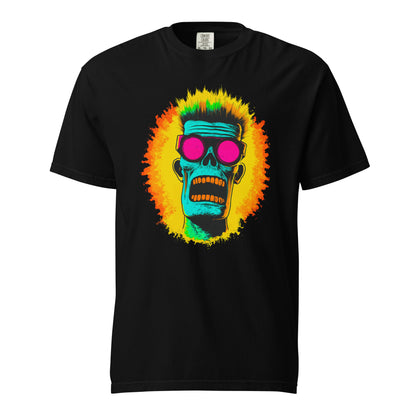 NEON Halloween-Kollektion 2024 - No. 03 - Schweres textilgefärbtes Unisex-T-Shirt - in 6 Farben