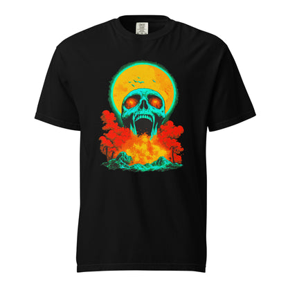 NEON Halloween-Kollektion 2024 - No. 05 - Schweres textilgefärbtes Unisex-T-Shirt - in 6 Farben