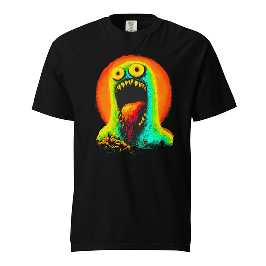 NEON Halloween-Kollektion 2024 - No. 06 - Schweres textilgefärbtes Unisex-T-Shirt - in 6 Farben