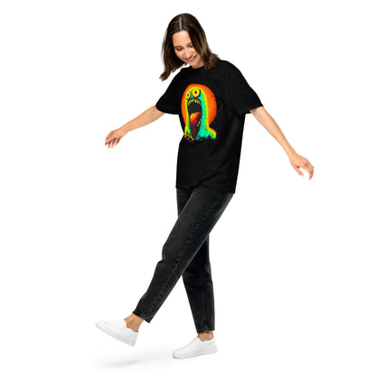 NEON Halloween-Kollektion 2024 - No. 06 - Schweres textilgefärbtes Unisex-T-Shirt - in 6 Farben