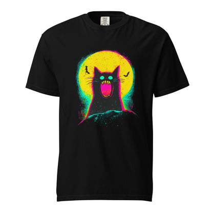 NEON Halloween-Kollektion 2024 - No. 09 - Schweres textilgefärbtes Unisex-T-Shirt - in 6 Farben