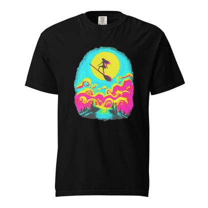 NEON Halloween-Kollektion 2024 - No. 11 - Schweres textilgefärbtes Unisex-T-Shirt - in 6 Farben