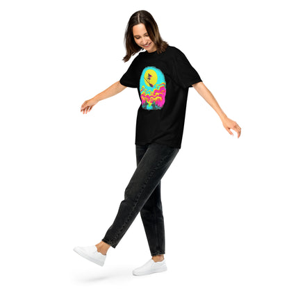 NEON Halloween-Kollektion 2024 - No. 11 - Schweres textilgefärbtes Unisex-T-Shirt - in 6 Farben