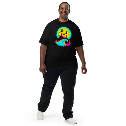 NEON Halloween-Kollektion 2024 - No. 13 - Schweres textilgefärbtes Unisex-T-Shirt - in 6 Farben