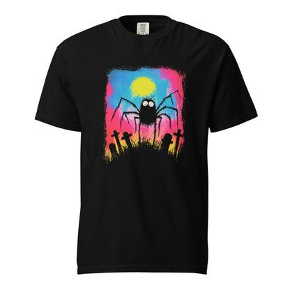 Halloween-Kollektion 2024 - No. 37 - Schweres textilgefärbtes Unisex-T-Shirt - in 3 Farben