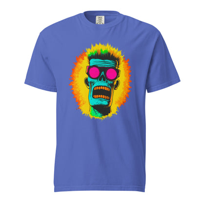 NEON Halloween-Kollektion 2024 - No. 03 - Schweres textilgefärbtes Unisex-T-Shirt - in 6 Farben