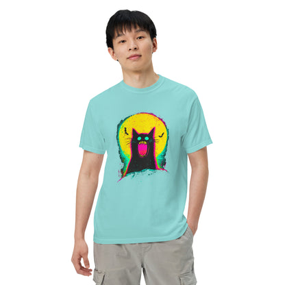 NEON Halloween-Kollektion 2024 - No. 09 - Schweres textilgefärbtes Unisex-T-Shirt - in 6 Farben