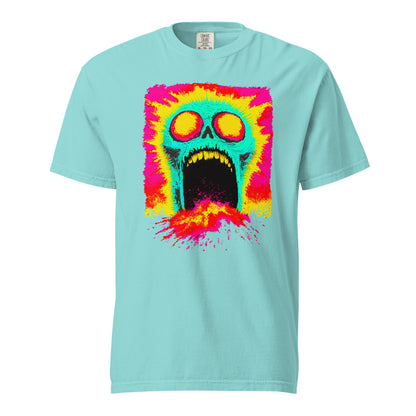 NEON Halloween-Kollektion 2024 - No. 07 - Schweres textilgefärbtes Unisex-T-Shirt - in 4 Farben