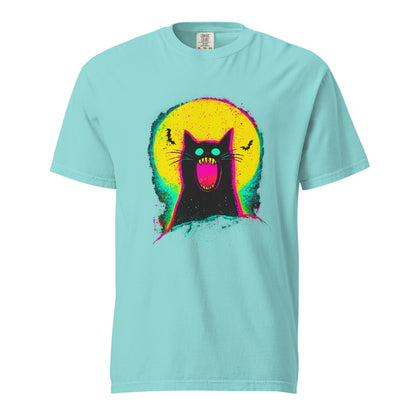 NEON Halloween-Kollektion 2024 - No. 09 - Schweres textilgefärbtes Unisex-T-Shirt - in 6 Farben