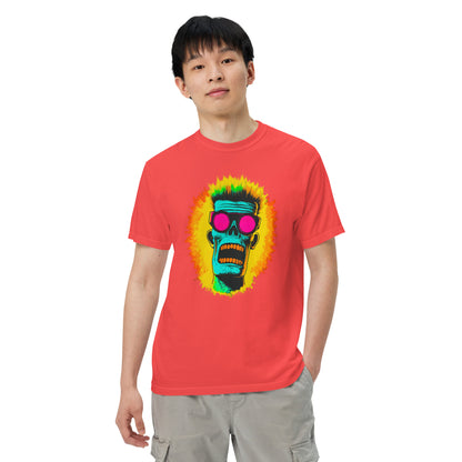 NEON Halloween-Kollektion 2024 - No. 03 - Schweres textilgefärbtes Unisex-T-Shirt - in 6 Farben