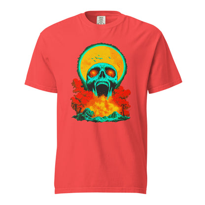 NEON Halloween-Kollektion 2024 - No. 05 - Schweres textilgefärbtes Unisex-T-Shirt - in 6 Farben