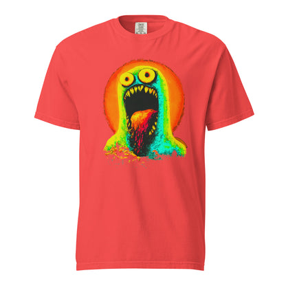 NEON Halloween-Kollektion 2024 - No. 06 - Schweres textilgefärbtes Unisex-T-Shirt - in 6 Farben