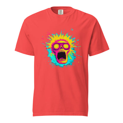 NEON Halloween-Kollektion 2024 - No. 08 - Schweres textilgefärbtes Unisex-T-Shirt - in 5 Farben