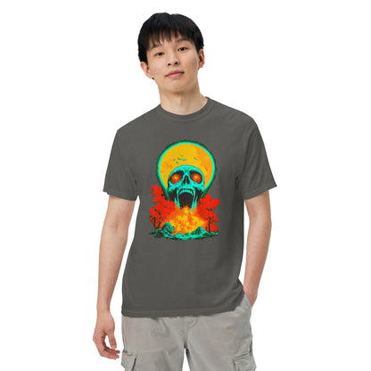 NEON Halloween-Kollektion 2024 - No. 05 - Schweres textilgefärbtes Unisex-T-Shirt - in 6 Farben