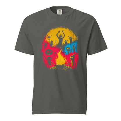 Halloween-Kollektion 2024 - No. 01 - Schweres textilgefärbtes Unisex-T-Shirt - in 3 Farben