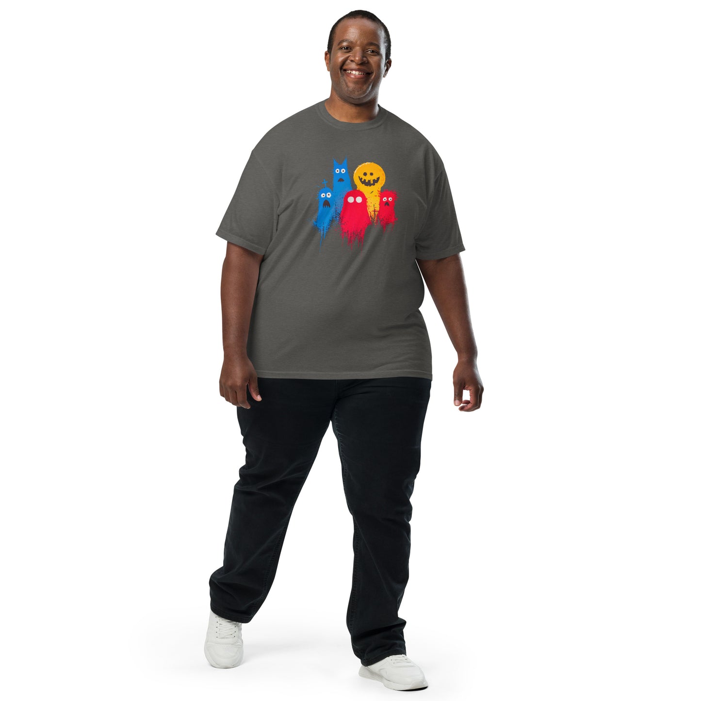 Halloween-Kollektion 2024 - No. 18 - Schweres textilgefärbtes Unisex-T-Shirt - in 3 Farben