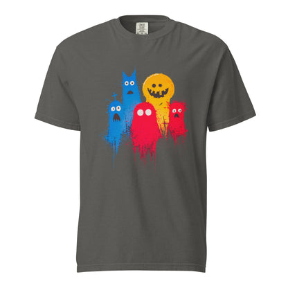 Halloween-Kollektion 2024 - No. 18 - Schweres textilgefärbtes Unisex-T-Shirt - in 3 Farben