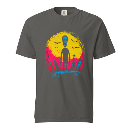 Halloween-Kollektion 2024 - No. 23 - Schweres textilgefärbtes Unisex-T-Shirt - in 3 Farben