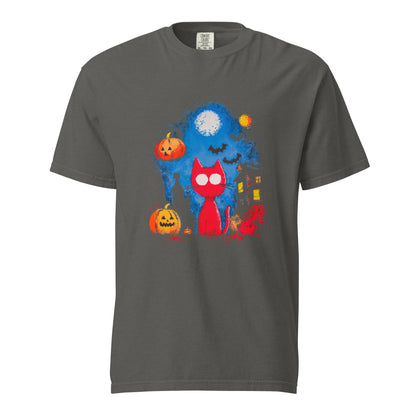 Halloween-Kollektion 2024 - No. 27 - Schweres textilgefärbtes Unisex-T-Shirt - in 3 Farben
