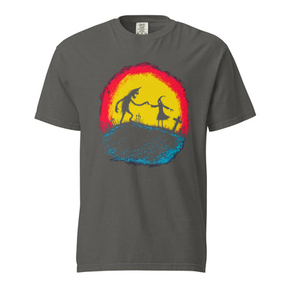 Halloween-Kollektion 2024 - No. 31 - Schweres textilgefärbtes Unisex-T-Shirt - in 3 Farben