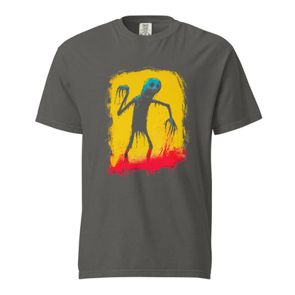 Halloween-Kollektion 2024 - No. 32 - Schweres textilgefärbtes Unisex-T-Shirt - in 3 Farben