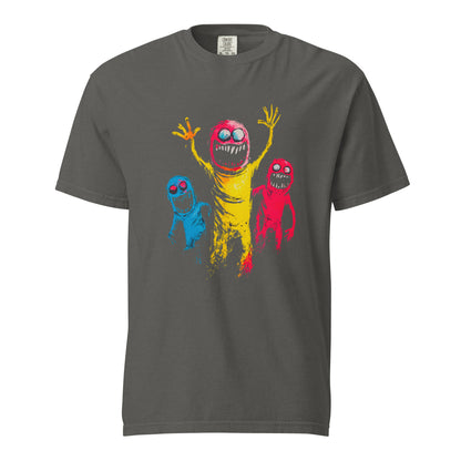 Halloween-Kollektion 2024 - No. 34 - Schweres textilgefärbtes Unisex-T-Shirt - in 3 Farben