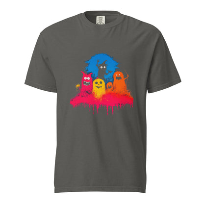 Halloween-Kollektion 2024 - No. 38 - Schweres textilgefärbtes Unisex-T-Shirt - in 3 Farben