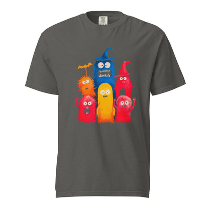 Halloween-Kollektion 2024 - No. 43 - Schweres textilgefärbtes Unisex-T-Shirt - in 3 Farben