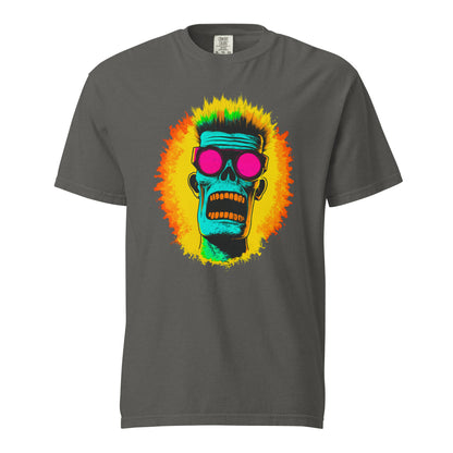 NEON Halloween-Kollektion 2024 - No. 03 - Schweres textilgefärbtes Unisex-T-Shirt - in 6 Farben