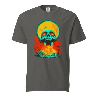 NEON Halloween-Kollektion 2024 - No. 05 - Schweres textilgefärbtes Unisex-T-Shirt - in 6 Farben