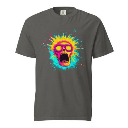 NEON Halloween-Kollektion 2024 - No. 08 - Schweres textilgefärbtes Unisex-T-Shirt - in 5 Farben