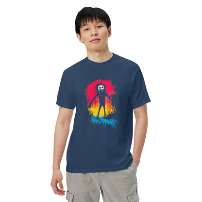 Halloween-Kollektion 2024 - No. 13 - Schweres textilgefärbtes Unisex-T-Shirt - in 3 Farben