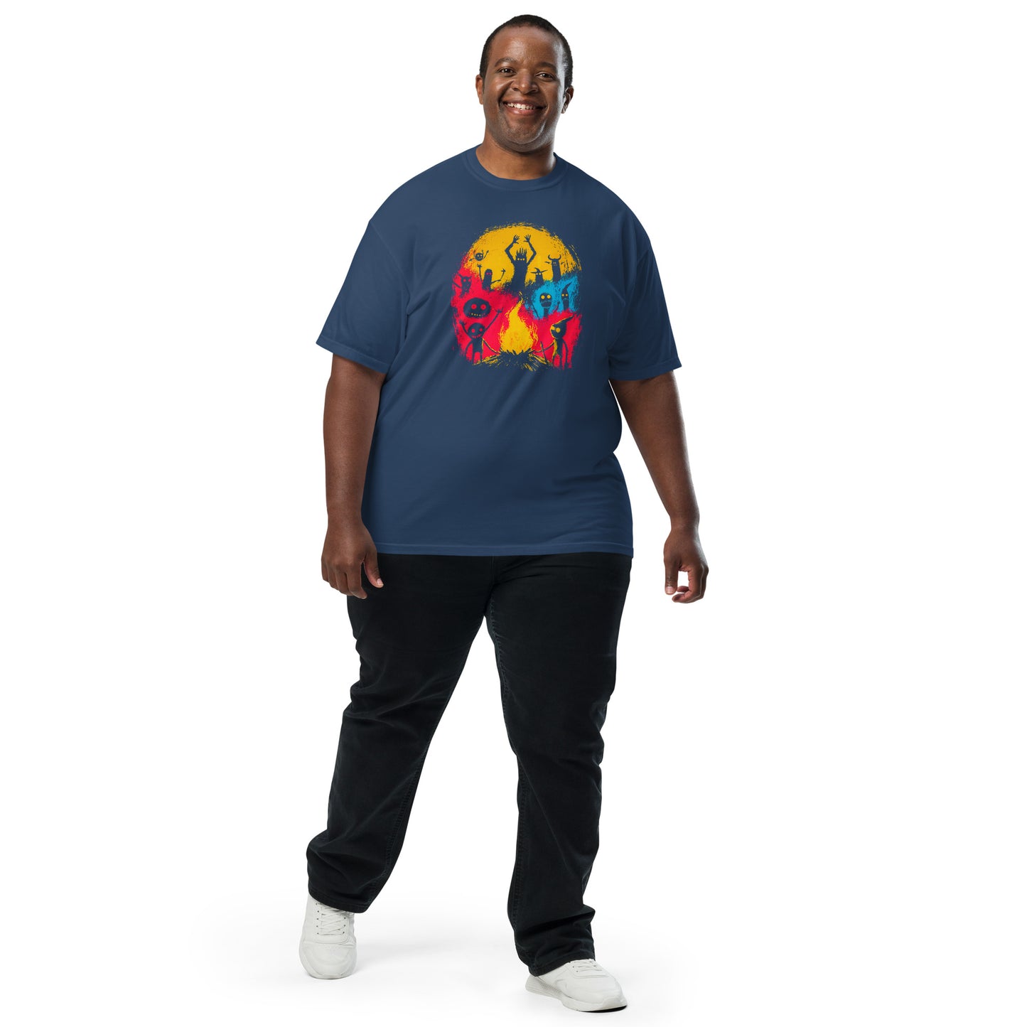 Halloween-Kollektion 2024 - No. 01 - Schweres textilgefärbtes Unisex-T-Shirt - in 3 Farben