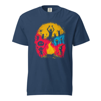 Halloween-Kollektion 2024 - No. 01 - Schweres textilgefärbtes Unisex-T-Shirt - in 3 Farben