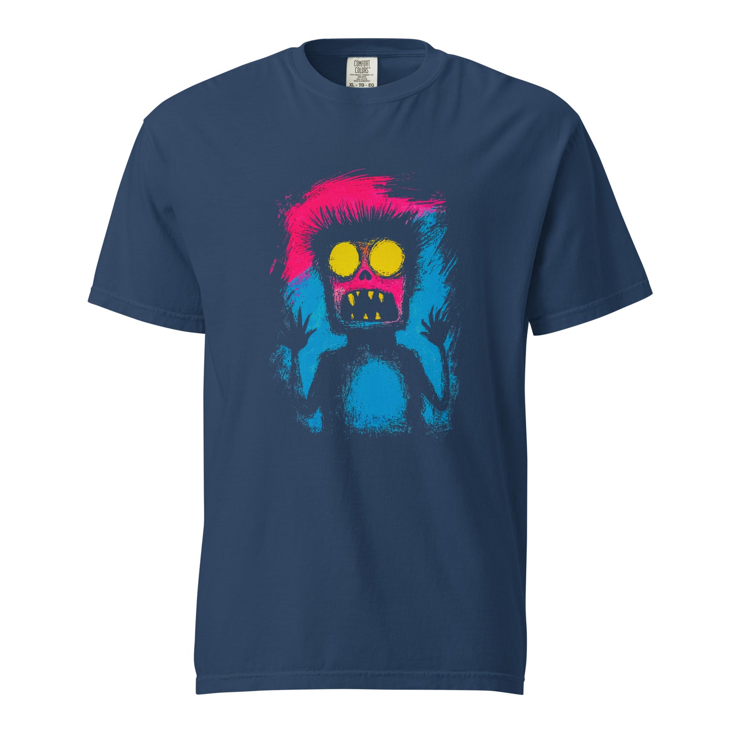 Halloween-Kollektion 2024 - No. 05 - Schweres textilgefärbtes Unisex-T-Shirt - in 3 Farben