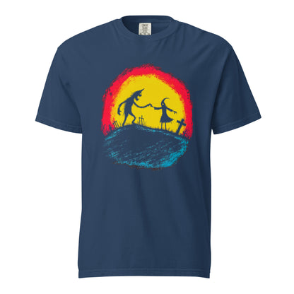 Halloween-Kollektion 2024 - No. 31 - Schweres textilgefärbtes Unisex-T-Shirt - in 3 Farben