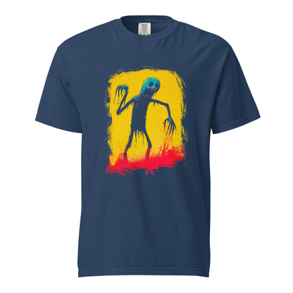 Halloween-Kollektion 2024 - No. 32 - Schweres textilgefärbtes Unisex-T-Shirt - in 3 Farben