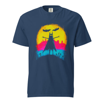 Halloween-Kollektion 2024 - No. 35 - Schweres textilgefärbtes Unisex-T-Shirt - in 3 Farben